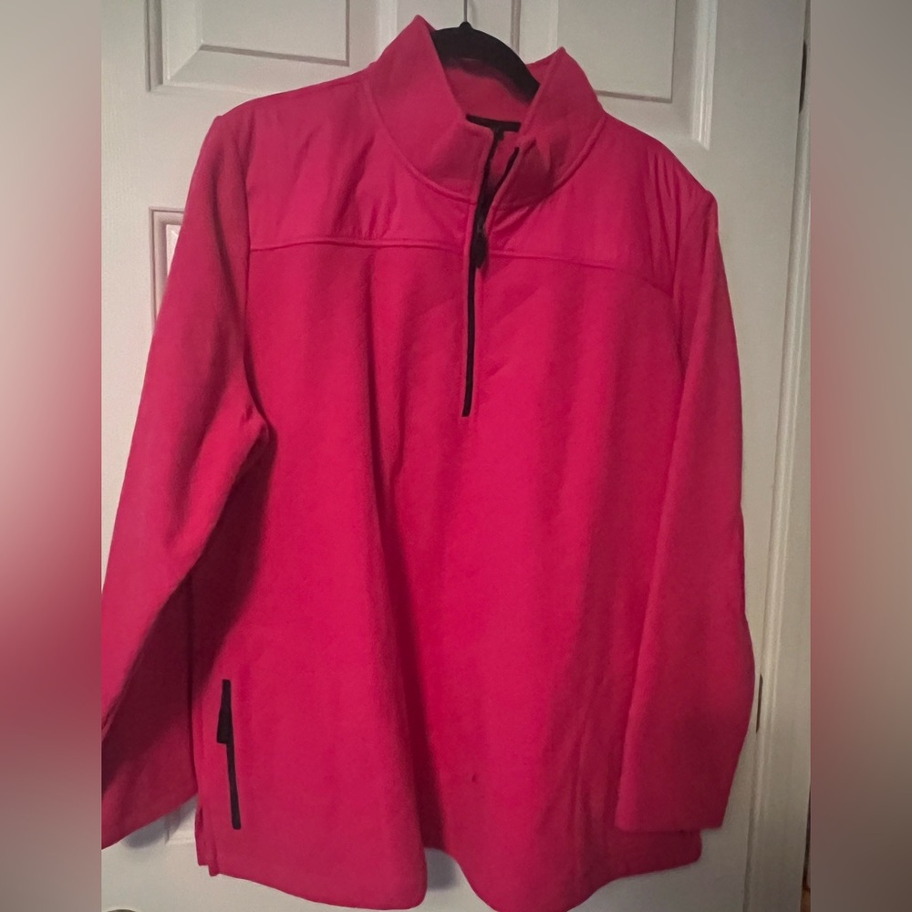 Talbots Fuchsia Quilted Jacket - Picture 3 of 8